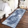 Area Rug Machine Washable Rug Non Slip Indoor Carpet Vintage Distressed Low Pile Rugs Foldable Retro Printed Rug for Bedroom Living Room Kids Room - 4 of 4