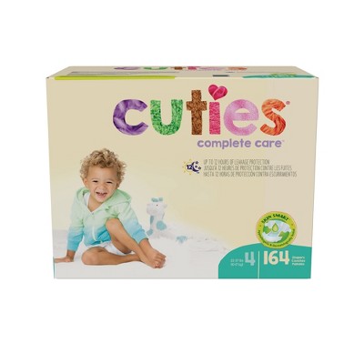 Cuties Complete Care Baby Diaper CCC14, 164 Ct