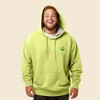 Dalix Alien Embroidered Fleece Zip Hoodie Cold Fall Winter Mens - 3 of 4