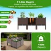 Chic Crate 31.5x31.5in Raised Garden Bed – Polypropylene | 440lb Capacity | Drain Outlet + Frost/Heat Resistant | Outdoor Veggie/Flower/Herb - 2 of 4