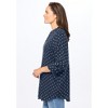 Woman Within Rayon 7-Day Three-Quarter Sleeve Tab-Front Tunic - 4 of 4