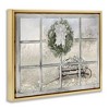 Stupell Industries Rustic Meadow Floral Wagon Floating Frame Canvas Art, Gold, 21" x 17" - 2 of 4