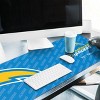 NFL Los Angeles Chargers Logo Series 31.5" x 12" Desk Pad: Polypropylene Desk Protector - 3 of 3
