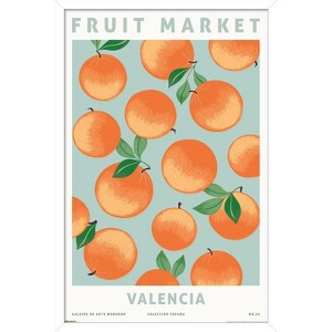 Trends International Reinders: Fruit Market - Valencia Oranges Framed Wall Poster Prints - 1 of 4