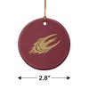 Elon University Primary Logo Porcelain Holiday Christmas Tree Ornament - 3 of 4