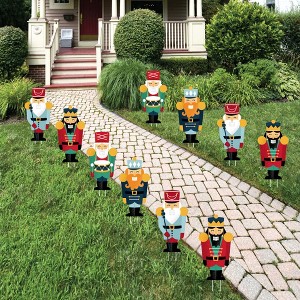 Big Dot of Happiness Christmas Nutcracker - Lawn Decorations - Outdoor Holiday Party Yard Decorations - 10 Piece - 1 of 4