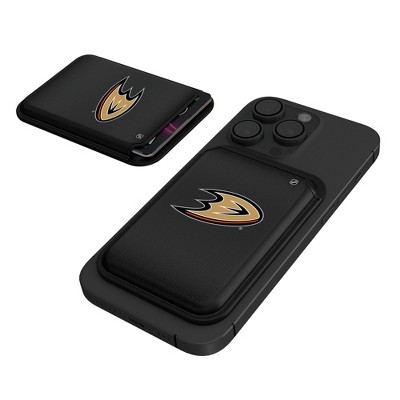 Keyscaper NHL Western Conference Teams Linen Black Magnetic Credit Card Wallet