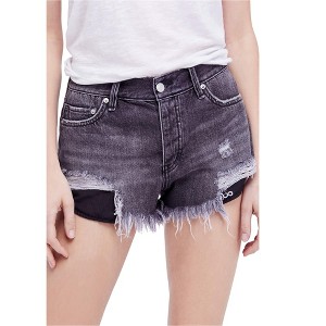 Free People Womens Loving Good Vibrations Casual Denim Shorts - 1 of 1