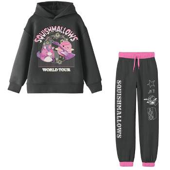Squishmallow Youth Girls Hoodie and Jogger Set