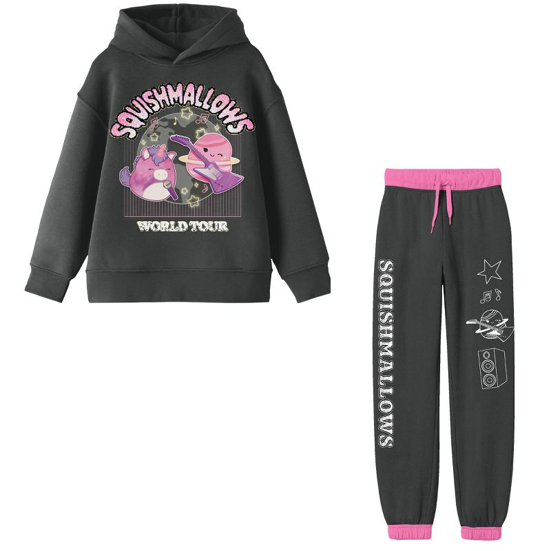 Squishmallow Youth Girls Hoodie and Jogger Set, 1 of 6