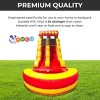 Pogo Bounce House Crossover Kids Inflatable Water Slide, Fire Marble with Blower, 15 ft - 2 of 4
