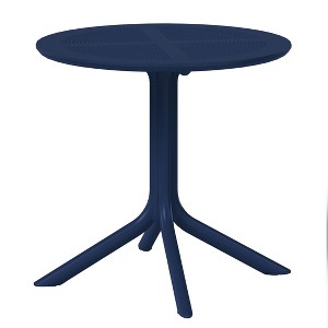 WestinTrends Playa 31.5" Round Plastic Outdoor Patio Dining Table for 4 - 1 of 4