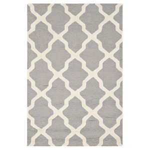 Maison Textured Area Rug - Silver/Ivory (4