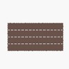 Chic Crate-Interlocking Deck Tiles – 24-Pack Quick-Install 12x24 Patio Flooring for Porch, Poolside & Backyard, Red Brown - 3 of 4