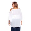 Women's Flirty Plus Size Cover Up Dress - Always for Me - 3 of 4