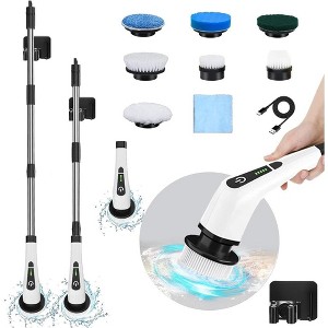Electric Spin Scrubber for Cleaning Bathroom: Cordless Power Shower Scrubber - Electric Cleaning Brush for Tile Tub - 1 of 4