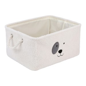 REGALWOVEN Cotton Collapsible Reinforced Handles Lightweight Open Storage Bins 15.7*11.8*7.9in 3 Pcs - 1 of 4
