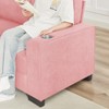 Mocamel 83.86"Corduroy Fabric sofa,Modern Compressed Couch,3-Seater Sofa, Furniture for Living Room,Bedroom,office - 4 of 4