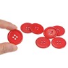 Unique Bargains Resin Craft Snap Round Flat 4-Hole Sewing Buttons 50 Pcs - 4 of 4