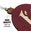 University of Wisconsin - La Crosse University Primary Logo Wood Christmas Tree Holiday Ornament - 3 of 4