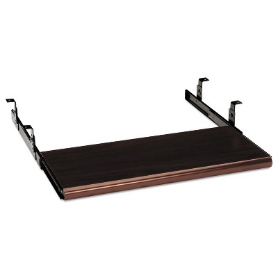 HON Slide-Away Keyboard Platform Laminate 21-1/2w x 10d Mahogany 4022N