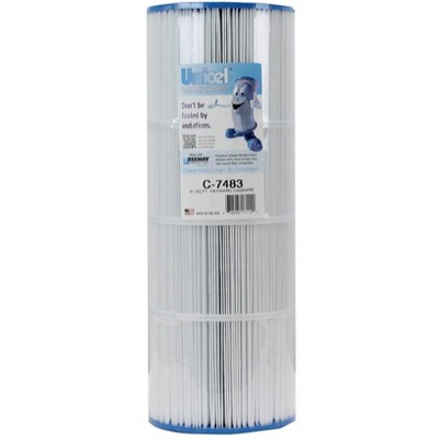 Unicel C-7483 81 Square Foot Media Replacement Pool Filter Cartridge with 176 Pleats, Compatible with Hayward Pool Products
