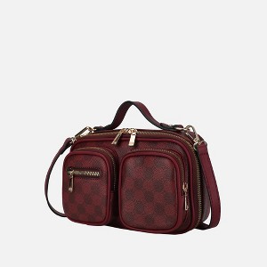MKF Collection Jolene Vegan Leather Multi Pocket Crossbody Bag by Mia K - 1 of 4