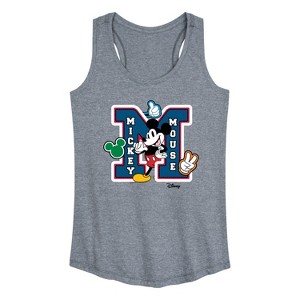 Women's - Disney - Mickey Mouse Graphic Racerback Tank - 1 of 4