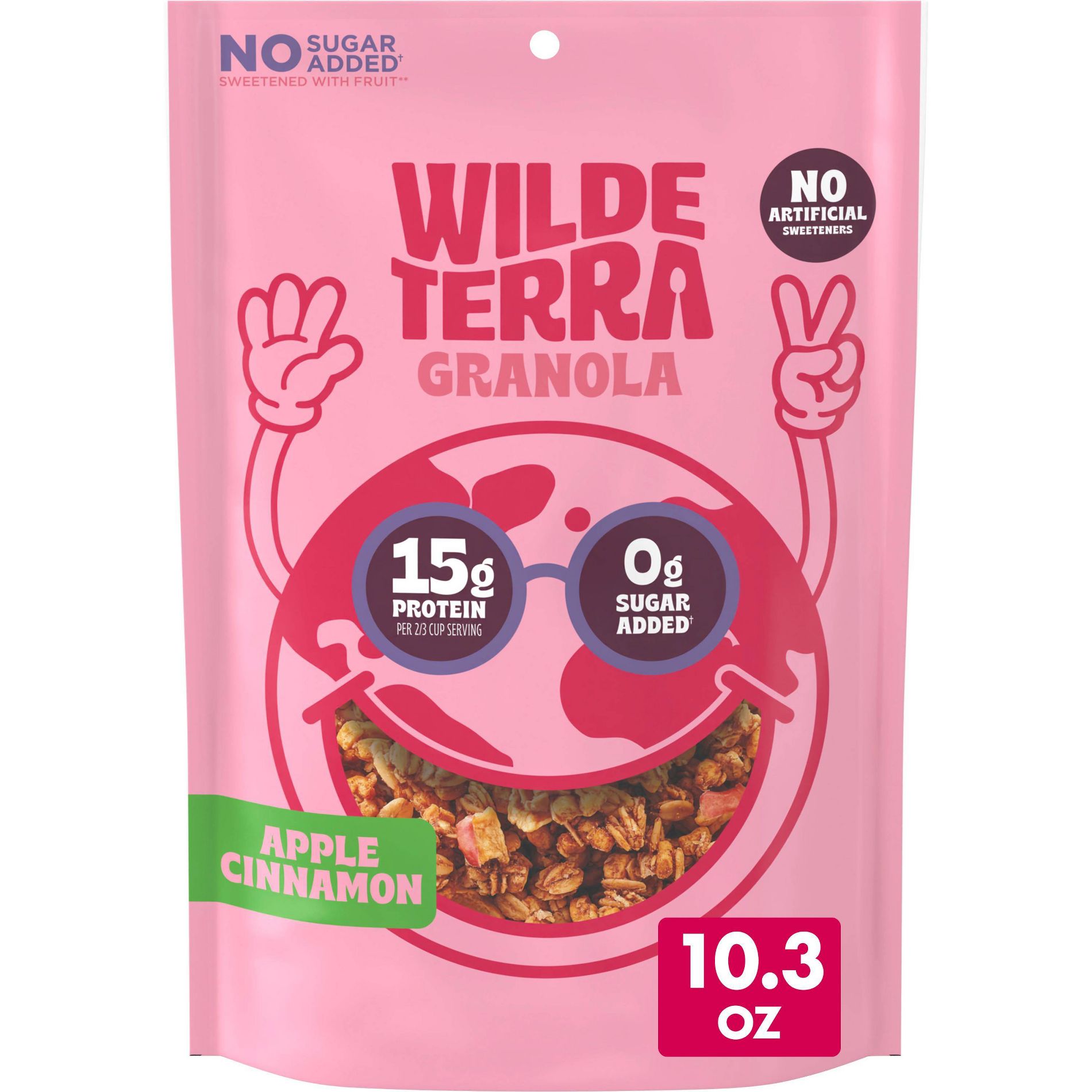 Wilde Terra Apple Cinnamon Granola - 10.3oz