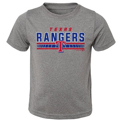MLB Texas Rangers Boys' Gray T-Shirt 