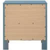 NicBex Two-Drawer Nightstand Bedside Table with Solid Legs End Table with Metal Handles for Living Room, Bedroom - 4 of 4
