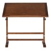 42" Canvas & Color Retro Wood Table Rustic Oak - Studio Designs: Adjustable, for Drawing, Sewing & Crafts - 3 of 4