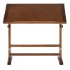 42" Canvas & Color Retro Wood Table Rustic Oak - Studio Designs - image 3 of 4
