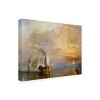 Trademark Fine Art -Joseph Turner 'The Fighting Temeraire 1839' Canvas Art - 4 of 4