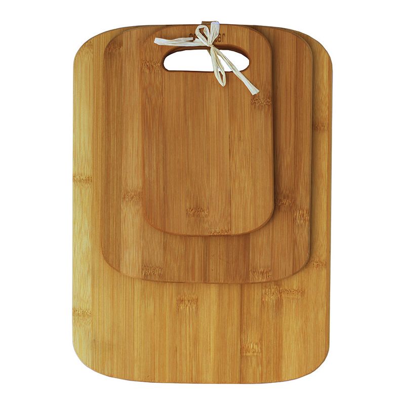 Oceanstar 3-Piece  Cutting Board Set, Rounded, 1 of 4