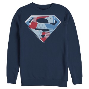 Men's Superman Logo Geometric Sweatshirt - 1 of 3