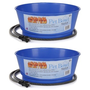 Farm Innovators Electric Heated Pet Water Bowl with Thermostatic Control and Anti Chew Cord Protector - 1 of 4
