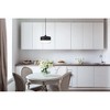Elegant Lighting Ashwell 1-Light Black Pendant with Clear Glass Shade - 2 of 4