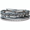 Set of 5 Waterproof Rope & Beaded Bracelets for Women, Stackable Bohemian Summer Accessories for Teens - 2 of 4