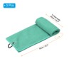 Unique Bargains Super Absorbent Waffle Pattern Tri-Fold Golf Towels with D Clips 3 Pcs - 2 of 4