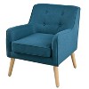 Christopher Knight Home Calix Mid-Century Modern Button Tufted Upholstered Accent Chair - 4 of 4