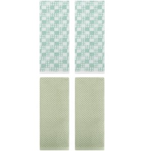 REGALWOVEN 4 Pcs Soft Absorbent Comfortable Waffle Design Hand Towel - 1 of 4