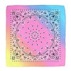 CTM Pastel Ombre Paisley Print Bandana - 3 of 4