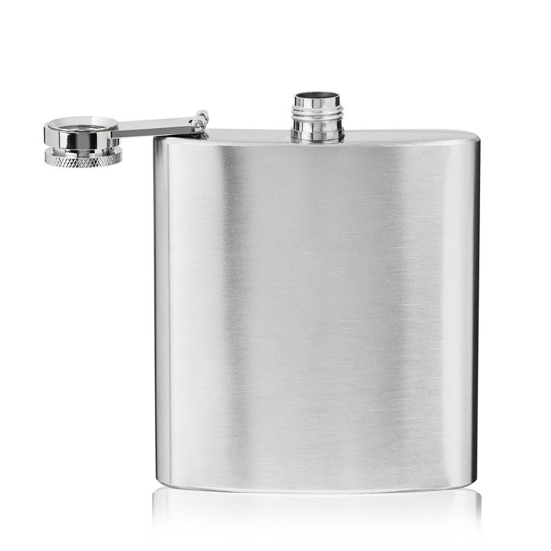 True Stainless Steel Flask  with Funnel, 6 of 13