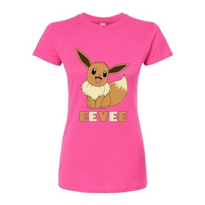 Women's - Pokémon - Eevee Fitted Graphic T-Shirt - 1 of 3