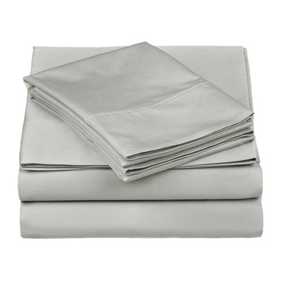 Luxury Egyptian Quality Cotton 530 Thread Count Solid Deep Pocket Bed Sheet Set by Blue Nile Mills
