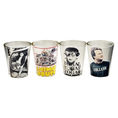 Universal Studios Animal House Movie 4 Piece 1.5 Ounce Shot Glass Set