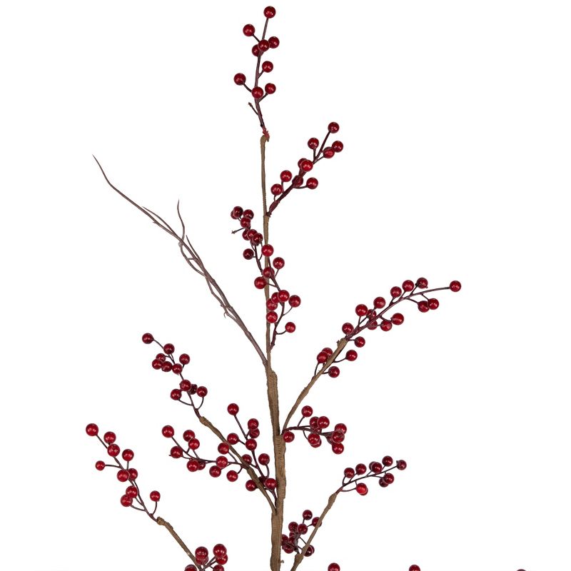 Northlight Potted Berry Artificial Christmas Twig Tree - Unlit - 4', 3 of 6