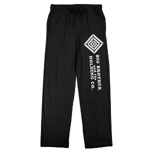 Big Brother & the Holding Company Big Brothers Men's Black Sleep Pants - 1 of 3