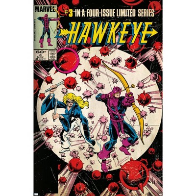 Trends International Marvel Comics - Hawkeye - Cover Art Framed Wall Poster Prints